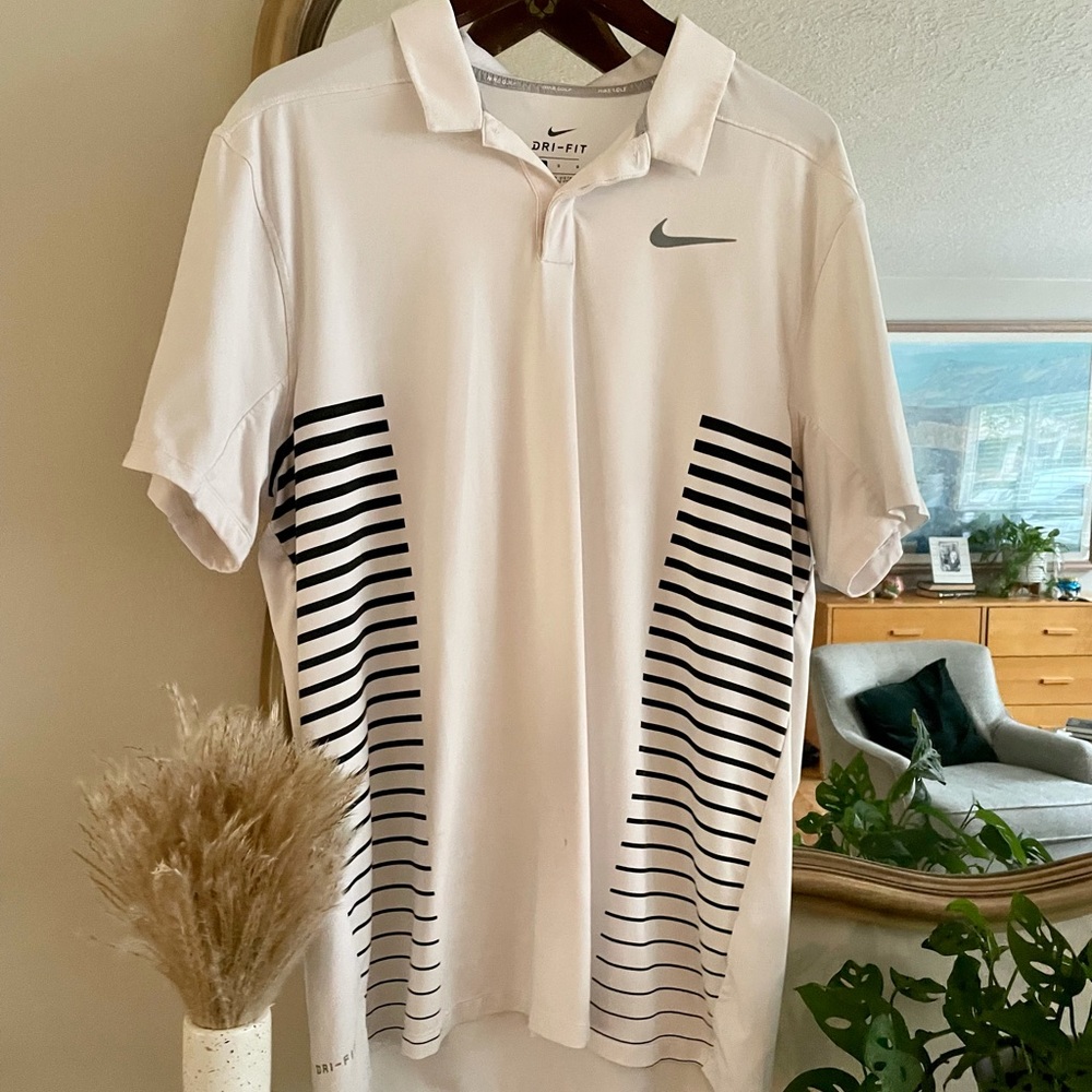 3/$50 White Nike Golf Polo